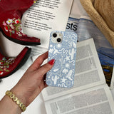 Powder Blue Coastal Rodeo iPhone 15 Case