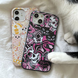 Black Spellbound Ghouls iPhone 14 Case