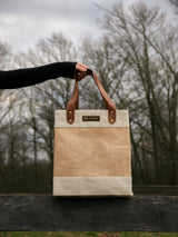 Jute 2-in-1 Convertible Beverage Tote