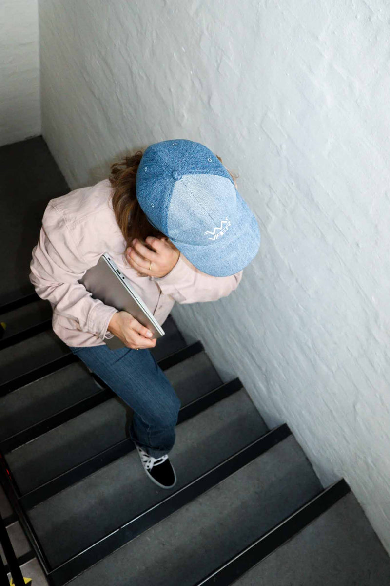Whirl - Upcycled Denim Cap
