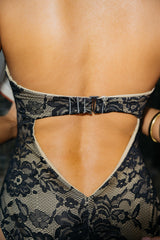 Nocturna in Black Lace Monokini