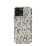 London Fog Indigo Bouquet iPhone 13 Pro Max Case
