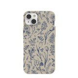 London Fog Indigo Bouquet iPhone 14 Plus Case