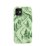 Sage Green Into the Mountains MTBCO iPhone 12 Mini Case