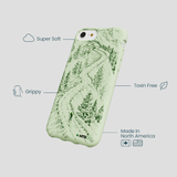 Sage Green Into the Mountains MTBCO iPhone 6/6s/7/8/SE Case