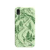Sage Green Into the Mountains MTBCO iPhone XR Case