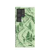 Sage Green Into the Mountains MTBCO Samsung Galaxy S24 Ultra Case