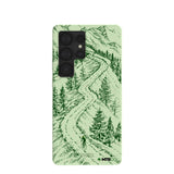 Sage Green Into the Mountains MTBCO Samsung Galaxy S25 Ultra Case