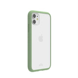 Clear iPhone 11 Case with Sage Green Ridge