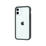Clear iPhone 12 Mini Case with Black Ridge