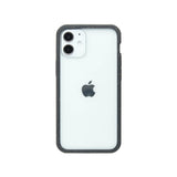 Clear iPhone 12 Mini Case with Black Ridge