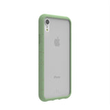 Clear iPhone XR Case with Sage Green Ridge