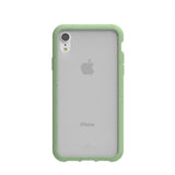 Clear iPhone XR Case with Sage Green Ridge