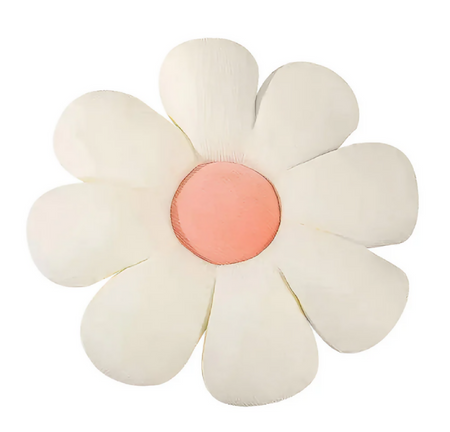 Anypillow White Daisy Throw Pillow – Soft Plush Decorative Cushion