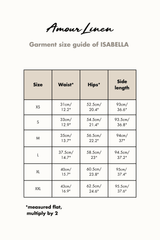 Isabella wide linen pants in Charcoal