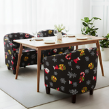Anyseat Christmas Black Chair Cover – Dustproof Tub Slipcover for Home Décor