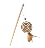 Anypet Pet Toys Catcher Stick Wood Cat Toy Interactive Accessories