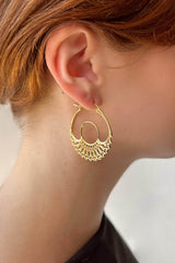Iris Hoops Gold Small