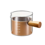 Anygleam Measuring Cup 100ml With Wooden Handle Dual Spout Kitchen Tools