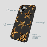 Black Jaguar Stars iPhone 14 Plus Case