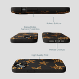 Black Jaguar Stars iPhone 14 Case