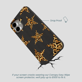 Black Jaguar Stars iPhone 16 Plus Case