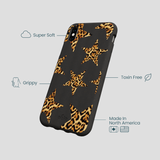 Black Jaguar Stars iPhone XR Case