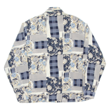 BIAGGINI Womens Shirt Blue Floral Long Sleeve UK 12