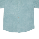 CALVIN KLEIN Mens Plain Shirt Blue L