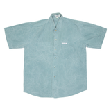 CALVIN KLEIN Mens Plain Shirt Blue L