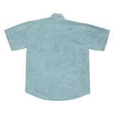CALVIN KLEIN Mens Plain Shirt Blue L