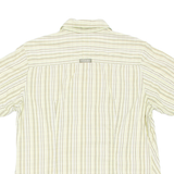 COLUMBIA Womens Shirt Yellow Striped L
