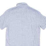 TOMMY HILFIGER Slim Fit Mens Plain Shirt Blue S