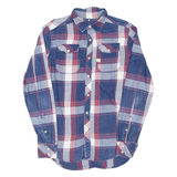 G-STAR RAW Mens Shirt Red Check Long Sleeve S