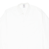 LUTTEURS CHEMISIER Mens Formal Shirt White Long Sleeve XL