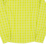 JACK WOLFSKIN Womens Shirt Green Check Long Sleeve UK 8