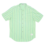MATINIQUE Mens Shirt Green Striped L