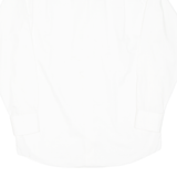 RENATO CAVALLI Non Iron Mens Plain Shirt White Long Sleeve M