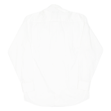 RENATO CAVALLI Non Iron Mens Plain Shirt White Long Sleeve M