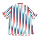 Mens Shirt Red Striped 2XL
