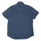 WRANGLER Womens Plain Shirt Blue L
