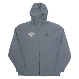 ADIDAS Niles Viking Football Mens Jacket Grey USA Hooded M