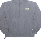 CHAMPION NAU Lumberjacks Pullover Mens Anorak Jacket Grey USA Hooded S
