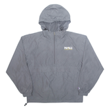 CHAMPION NAU Lumberjacks Pullover Mens Anorak Jacket Grey USA Hooded S