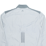 ADIDAS Mens Windbreaker Jacket Grey M