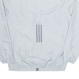 ADIDAS Mens Windbreaker Jacket Grey M