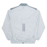 ADIDAS Mens Windbreaker Jacket Grey M