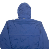 ADIDAS Elk Grove FC Lightweight Mens Windbreaker Jacket Blue Nylon Hooded XL