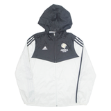ADIDAS Jserra Tennis Lightweight Womens Jacket White Hooded S