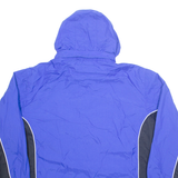 FILA Mens Rain Jacket Blue Nylon Hooded XL